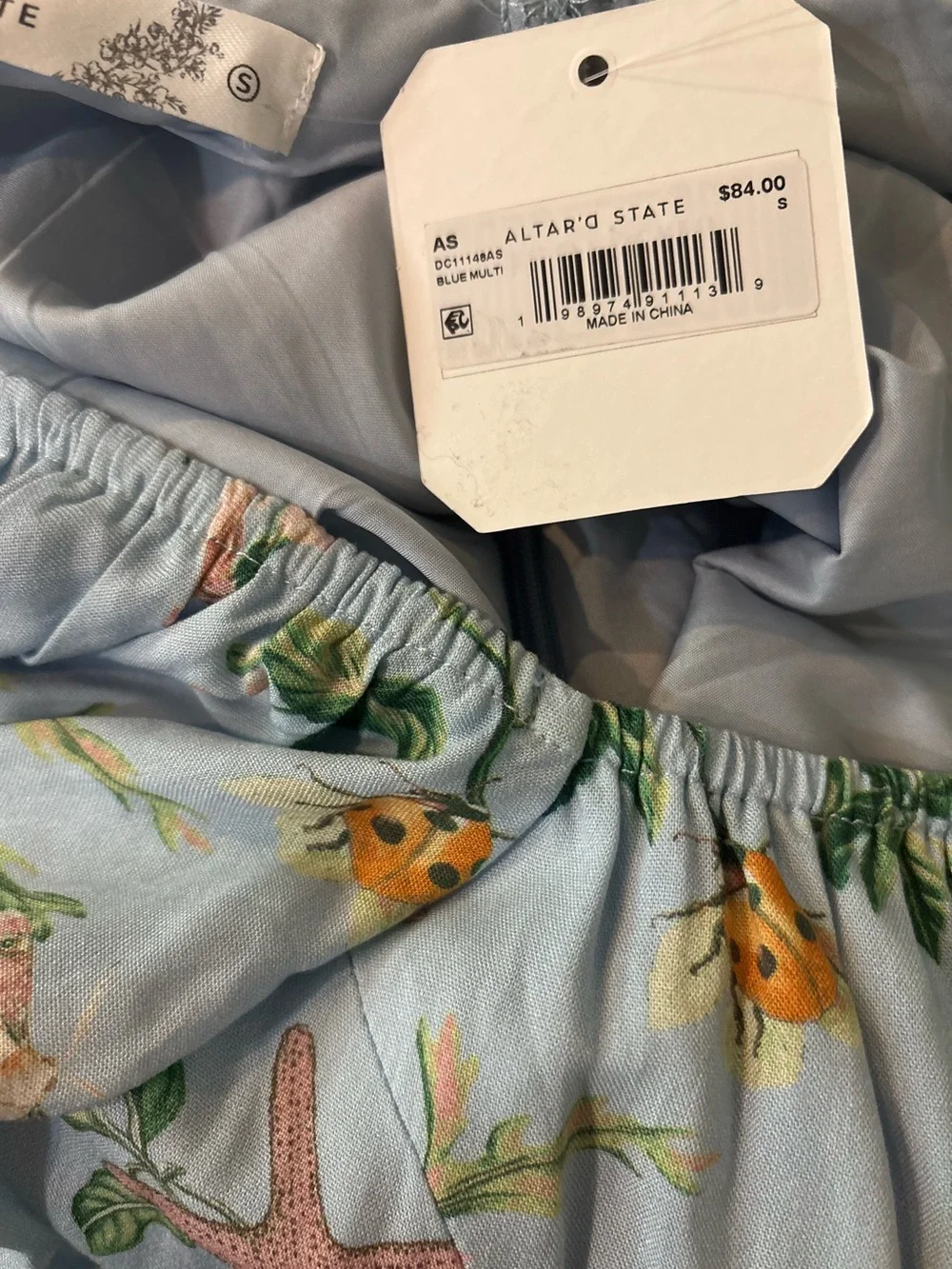Altar’d State Kaia Floral Mini Dress NWT